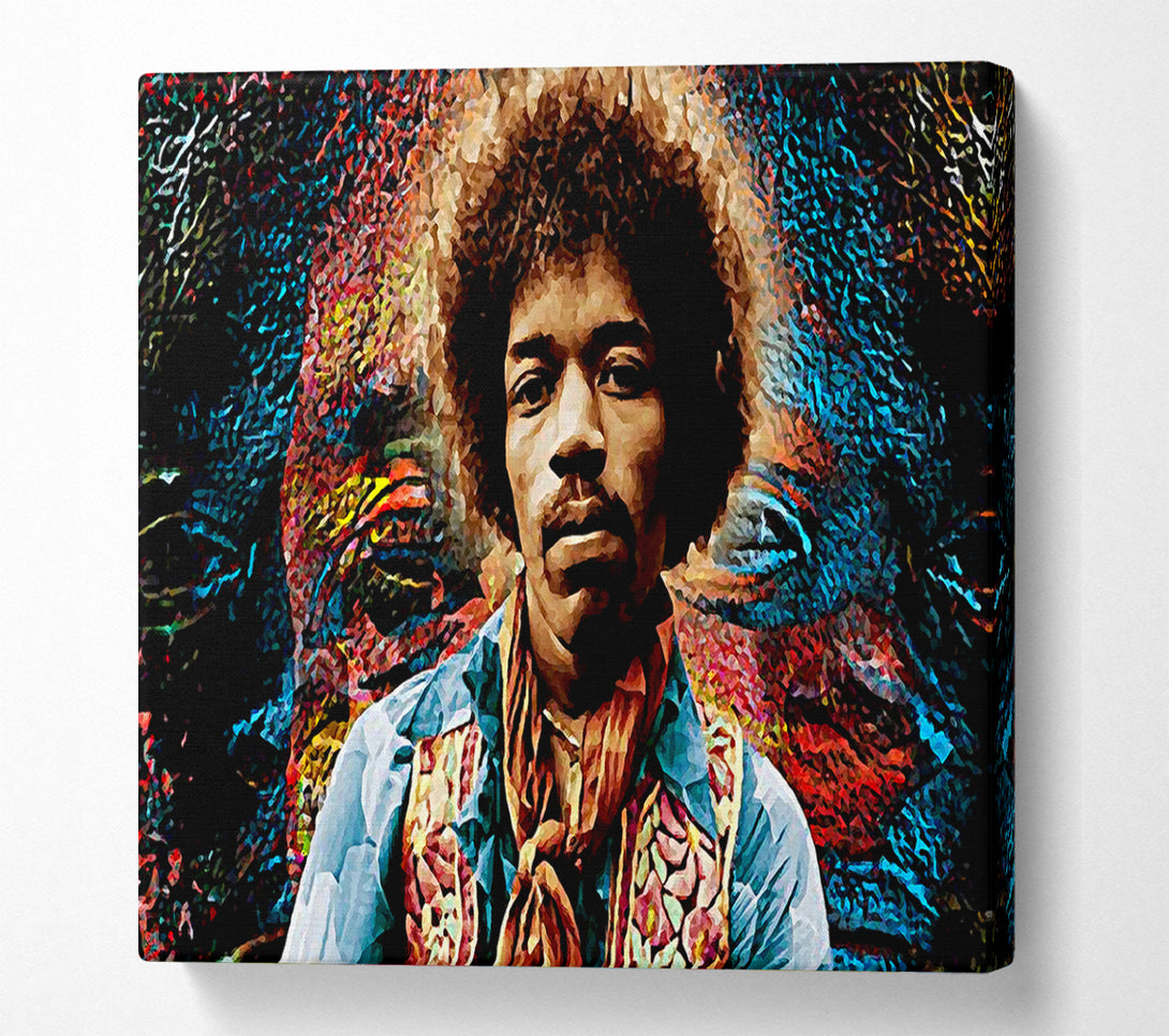 A Canvas Print of Jimi Hendrix Axis Bold As Love Canvas Art