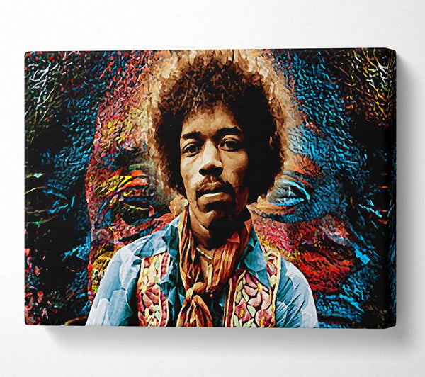  A Canvas Print of Jimi Hendrix Axis Bold As Love Canvas Art