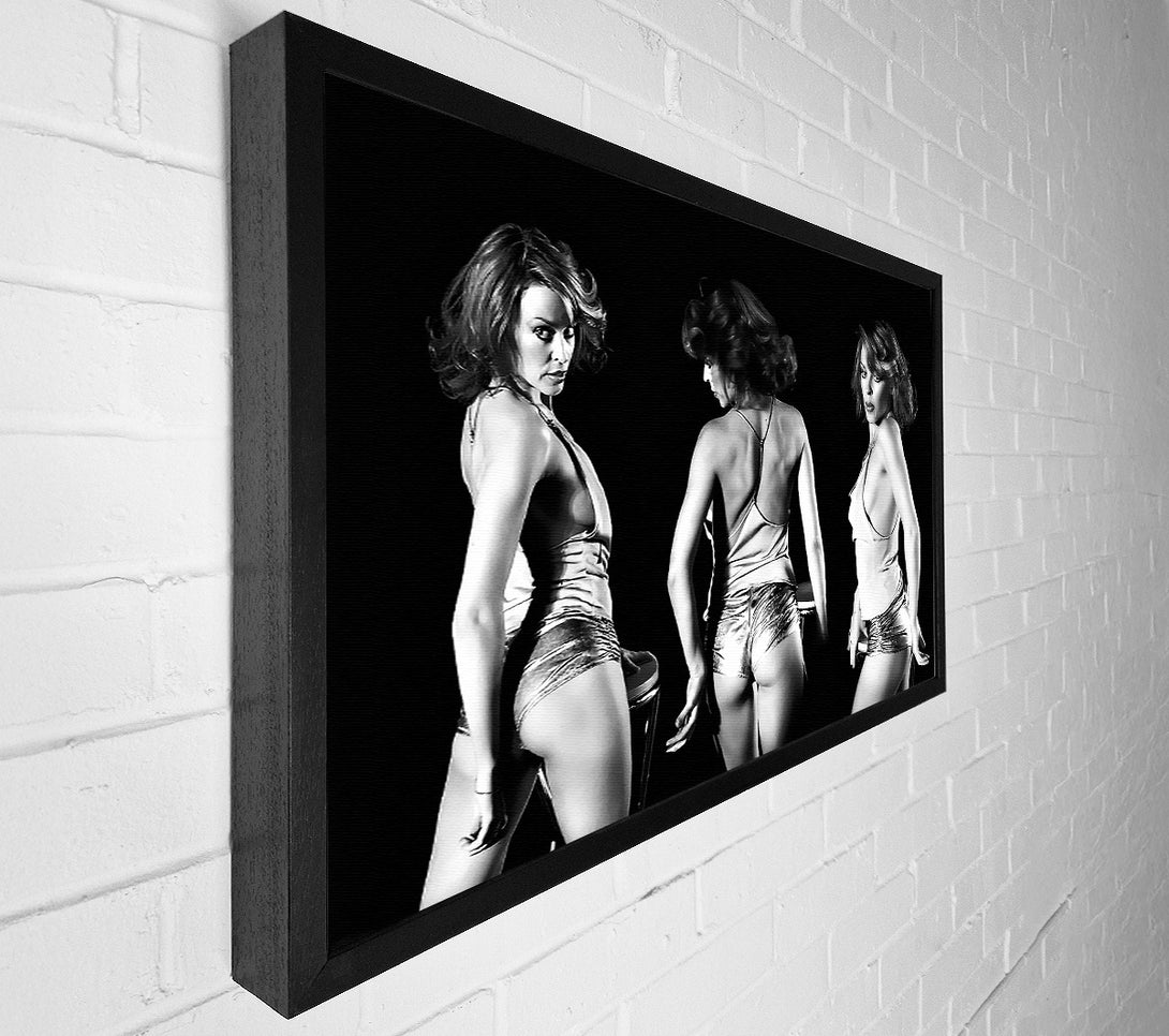  A Canvas Print of Kylie Minogue Hot Pants Canvas Art