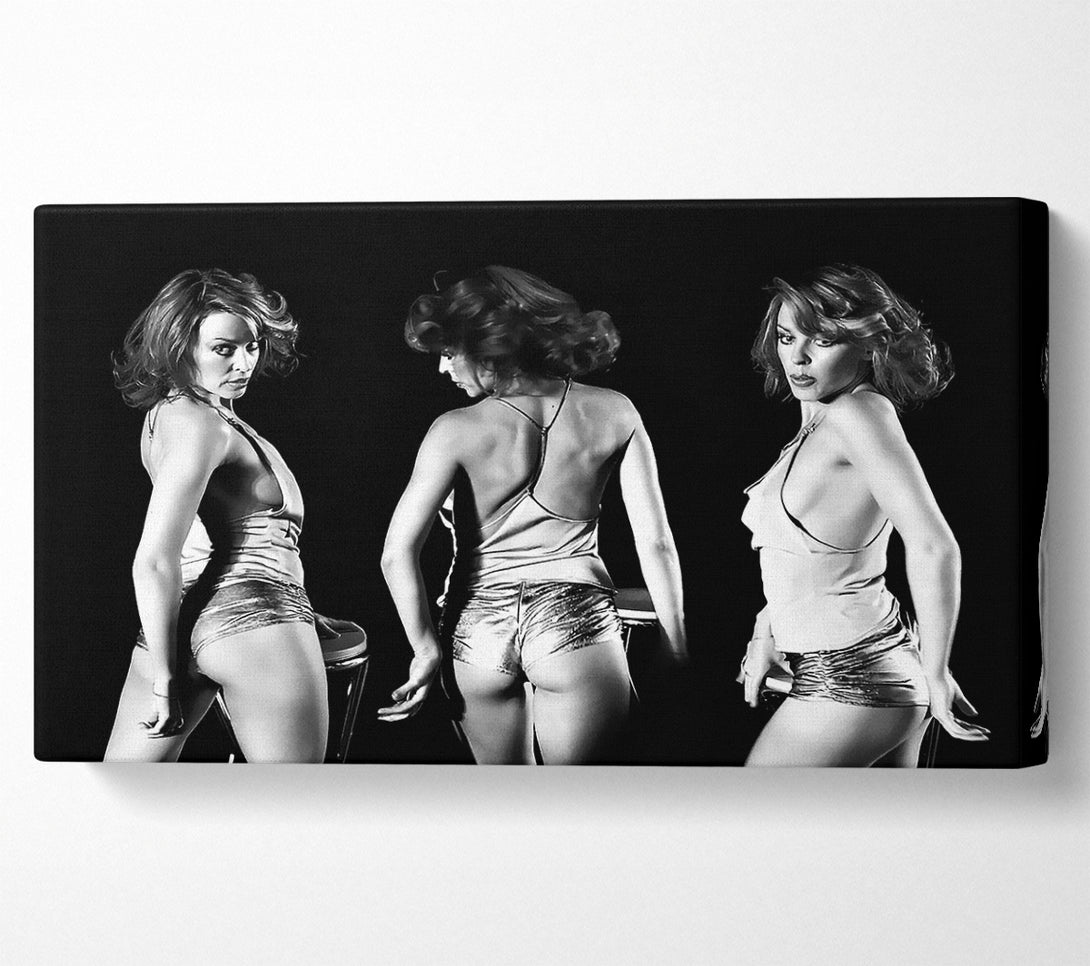  A Canvas Print of Kylie Minogue Hot Pants Canvas Art