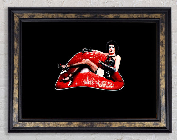 Rocky Horror Sweet Transvestite Framed Print