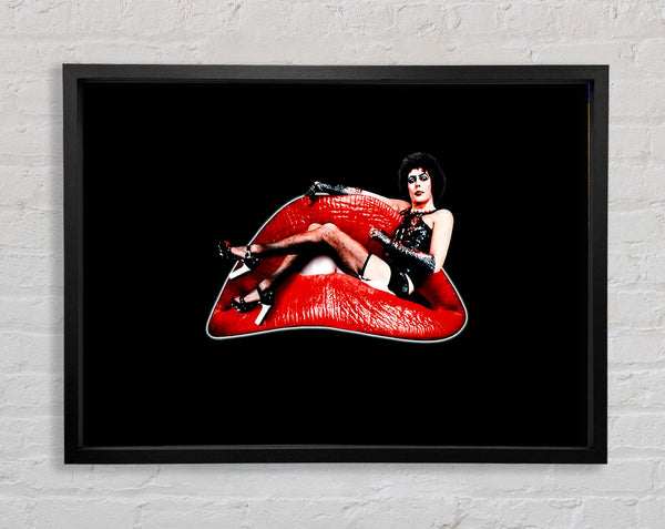 Rocky Horror Sweet Transvestite Framed Print