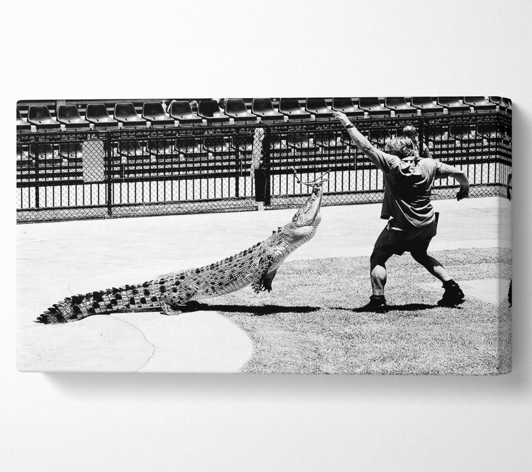  A Canvas Print of Steve Irwin Crocodile Hunter Canvas Wall Art
