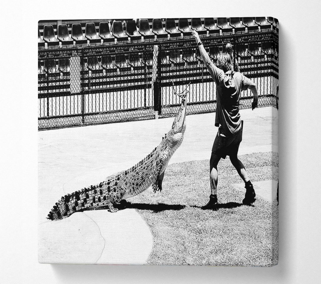  A Canvas Print of Steve Irwin Crocodile Hunter Canvas Wall Art
