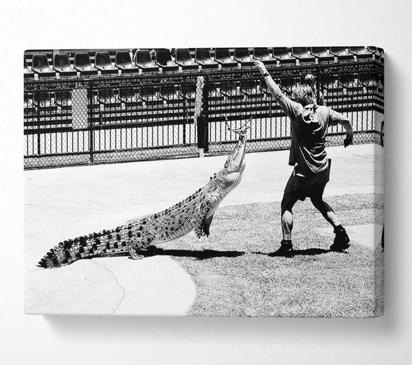  A Canvas Print of Steve Irwin Crocodile Hunter Canvas Wall Art