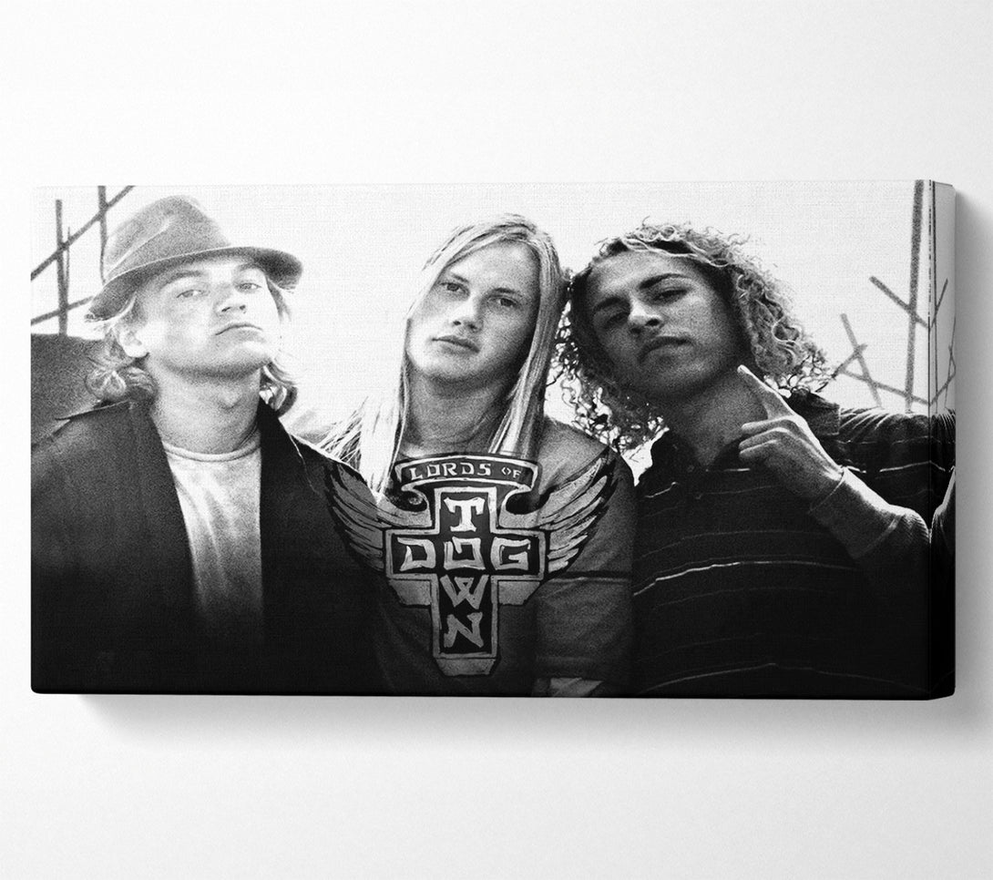  A Canvas Print of The Lords Of Dog Town B n W Canvas Wall Art