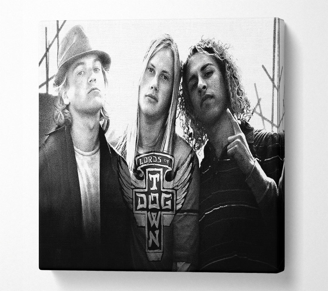  A Canvas Print of The Lords Of Dog Town B n W Canvas Wall Art