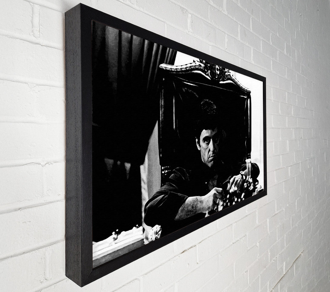  A Canvas Print of Al Pacino The Godfather Canvas Print