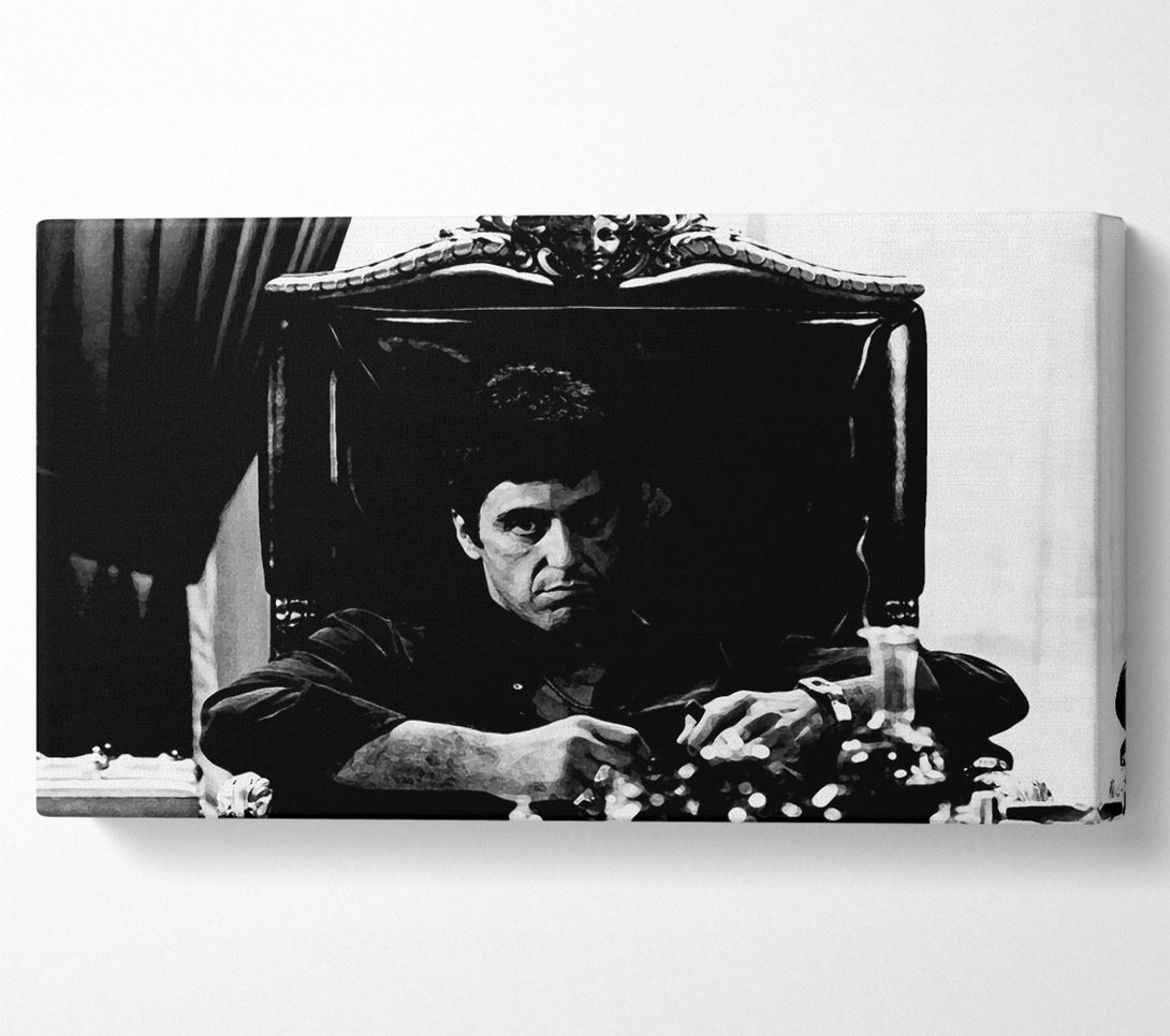 A Canvas Print of Al Pacino The Godfather Canvas Print