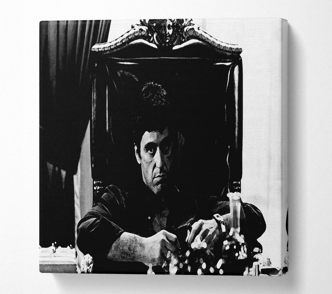  A Canvas Print of Al Pacino The Godfather Canvas Print