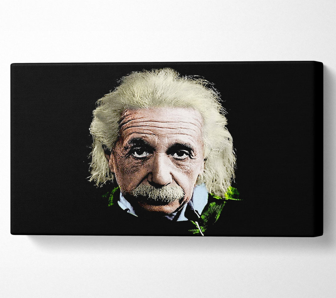  A Canvas Print of Albert Einstein Retro Colours Canvas Print