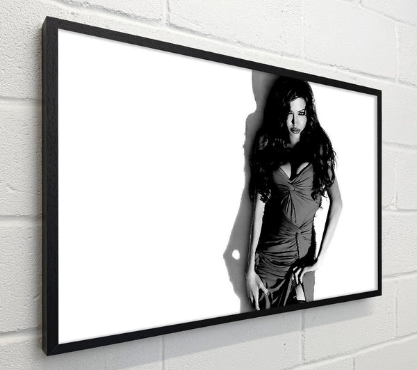 Angelina Jolie Dress B n W