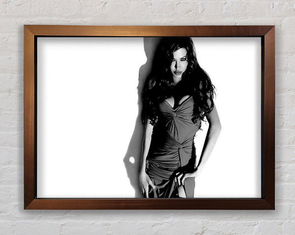 Angelina Jolie Kleid B und W
