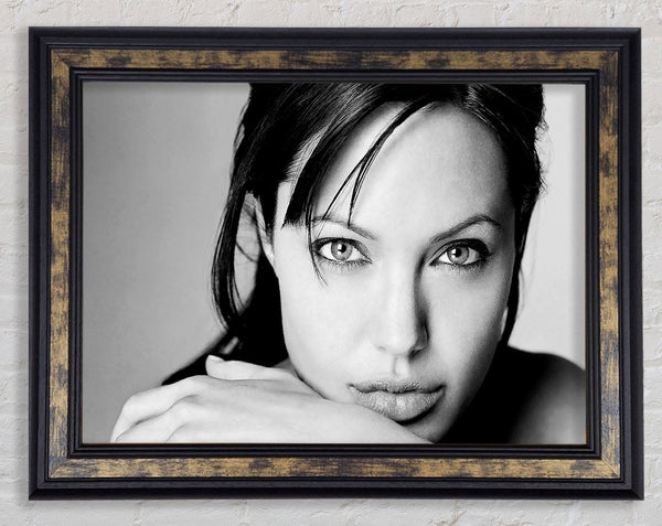 Angelina Jolie Intimate Framed Print