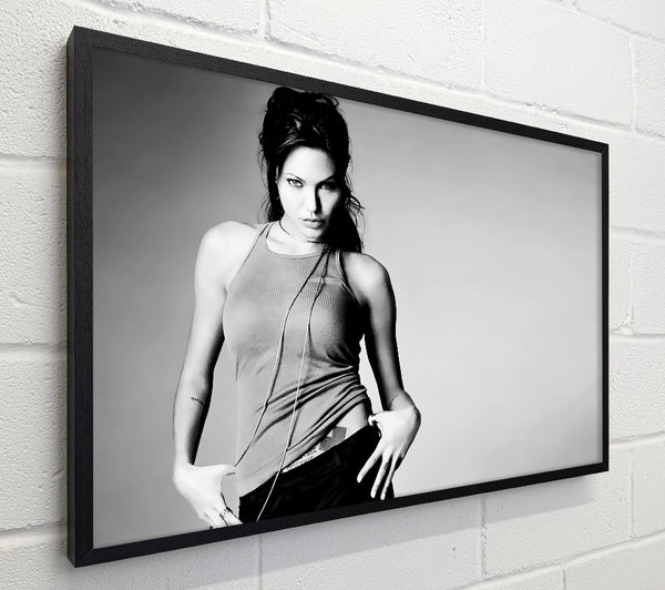 Angelina Jolie Sexy B n W