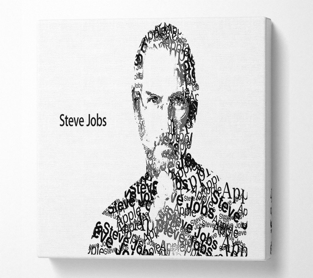  A Canvas Print of Apple Steve Jobs Canvas Wall Art