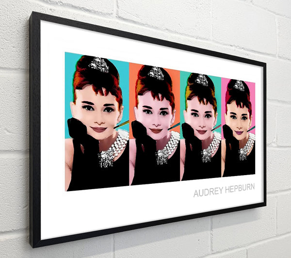 Audrey Hepburn 4 Faces