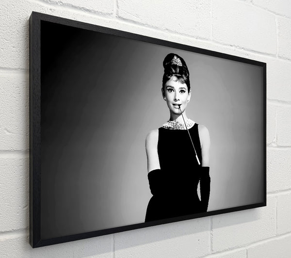 Audrey Hepburn Cigarette Breakfast At Tiffanys