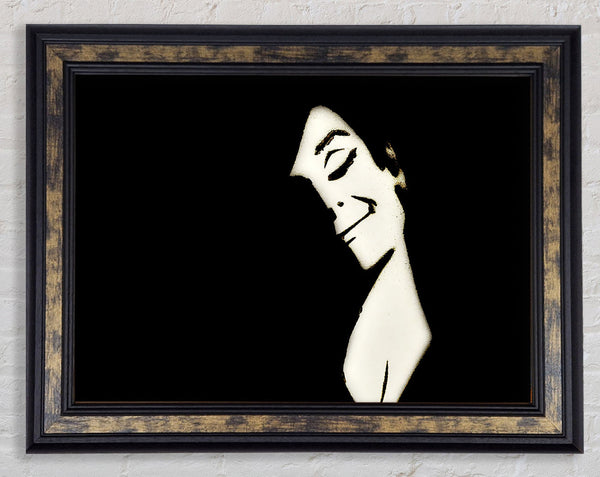 Audrey Hepburn Smiling Framed Print