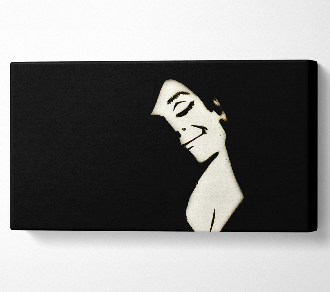 A Canvas Print of Audrey Hepburn Smiling Canvas Art