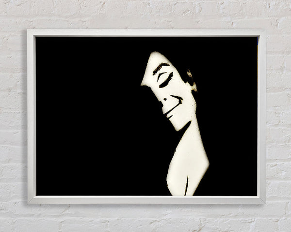 Audrey Hepburn Smiling Framed Print