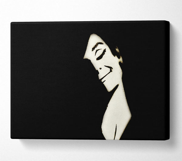  A Canvas Print of Audrey Hepburn Smiling Canvas Art