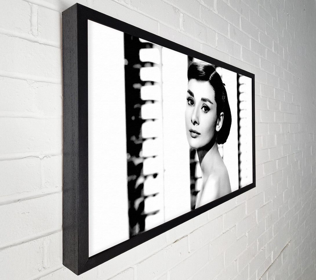  A Canvas Print of Audrey Hepburn Canvas Print
