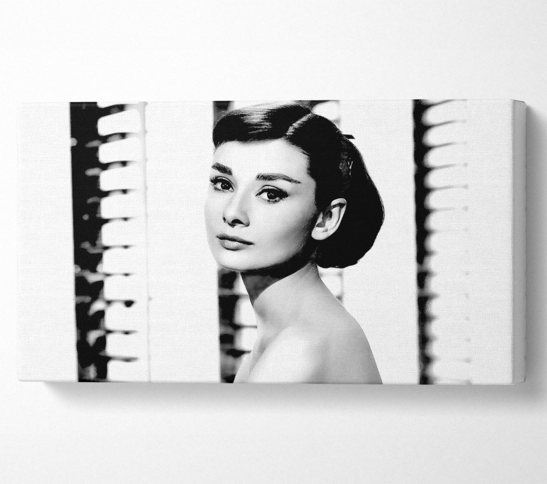  A Canvas Print of Audrey Hepburn Canvas Print