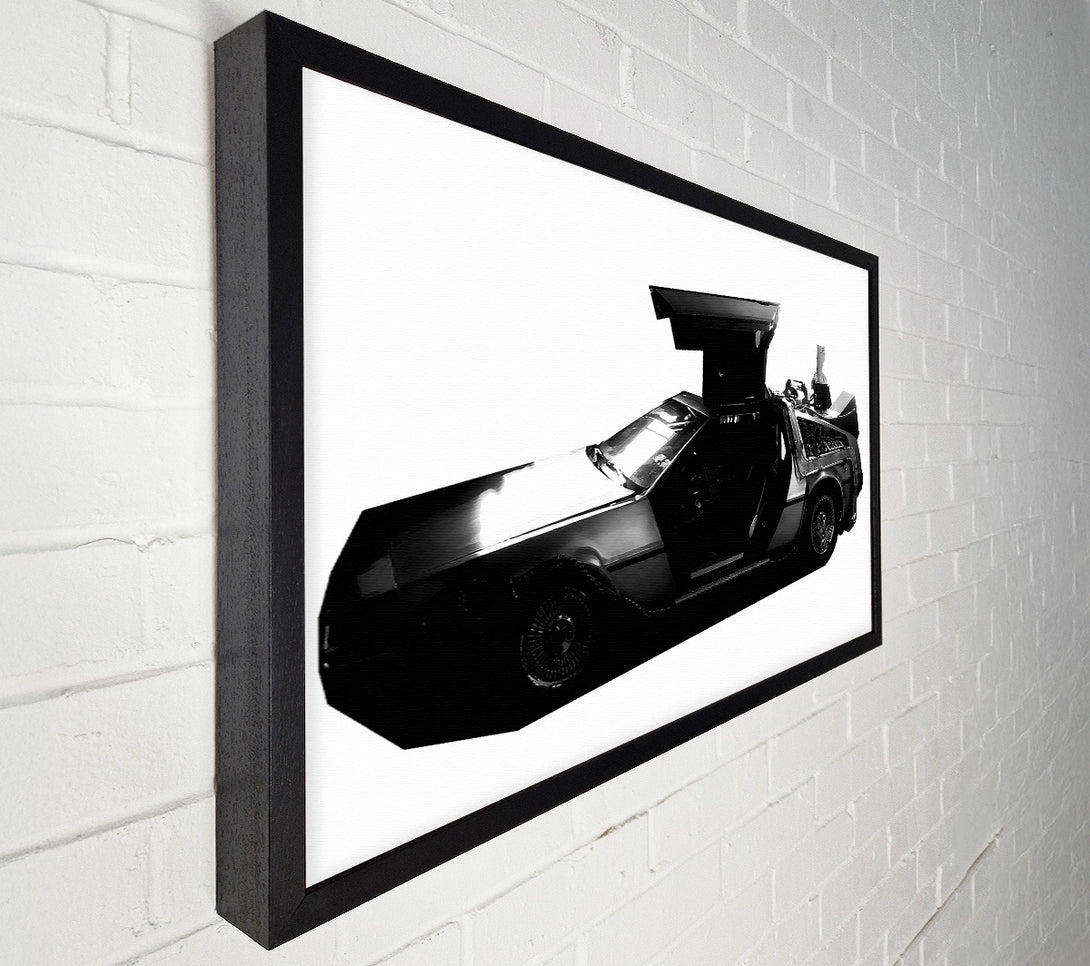  A Canvas Print of Back To The Future Dolorean Canvas Wall Art
