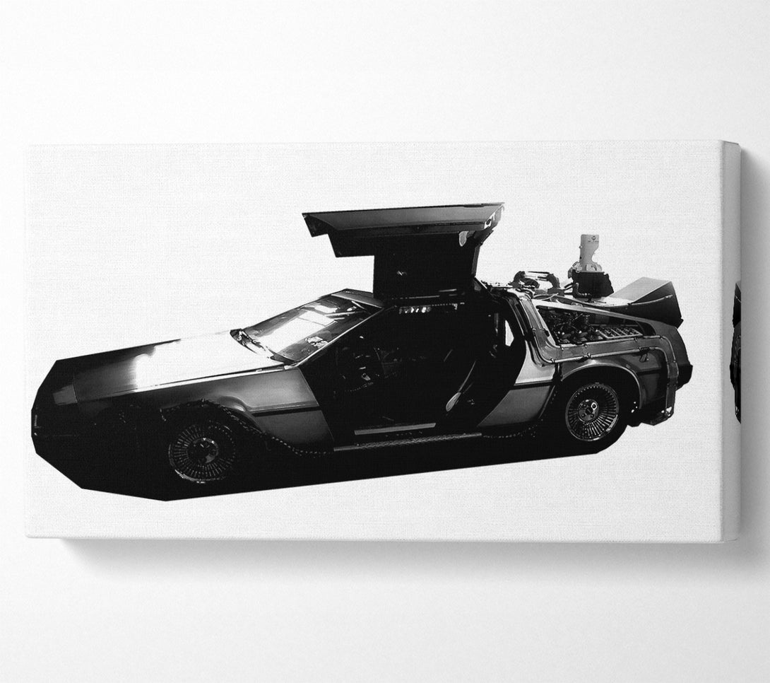  A Canvas Print of Back To The Future Dolorean Canvas Wall Art