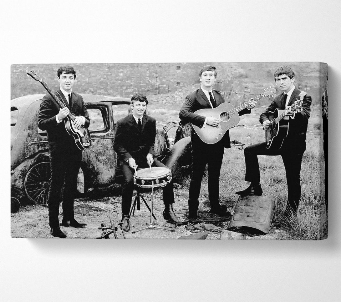  A Canvas Print of Beatles Band Canvas Art