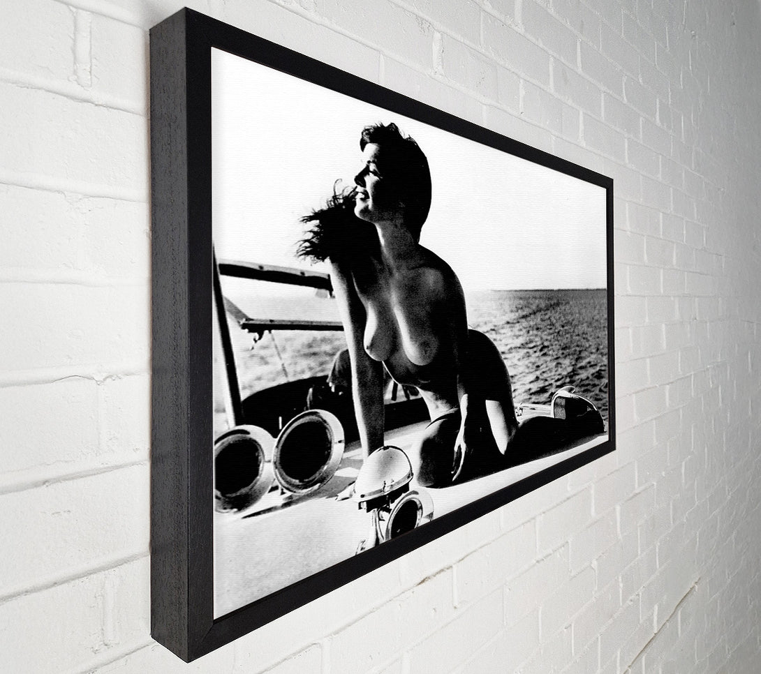  A Canvas Print of Betty Page Nude Canvas Wall Art