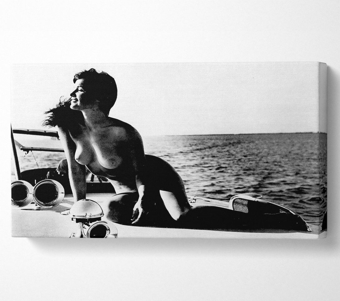  A Canvas Print of Betty Page Nude Canvas Wall Art