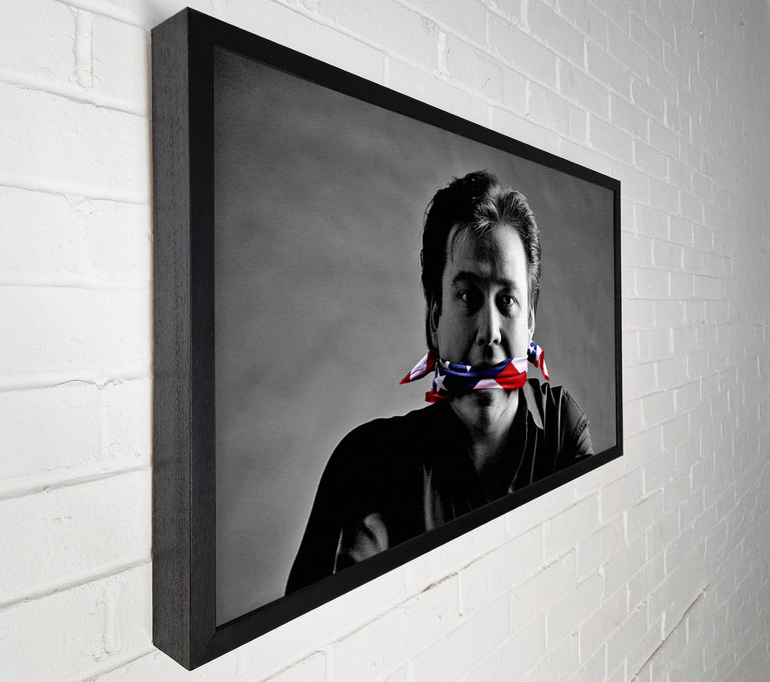  A Canvas Print of Bill Hicks Flag Gag Canvas Wall Art