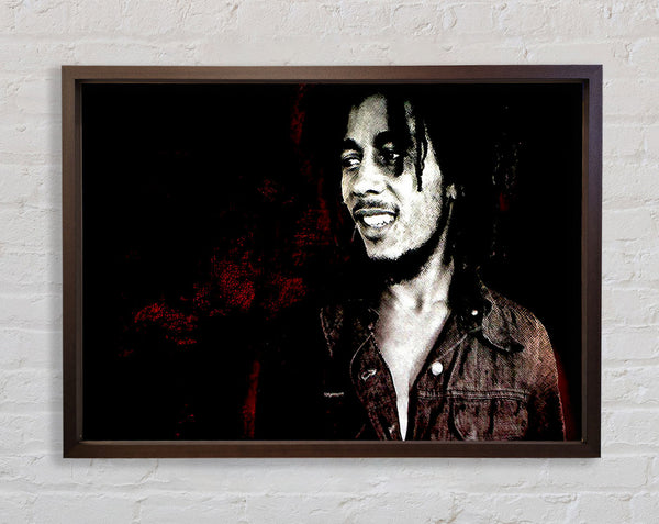 Bob Marley Hero Framed Print