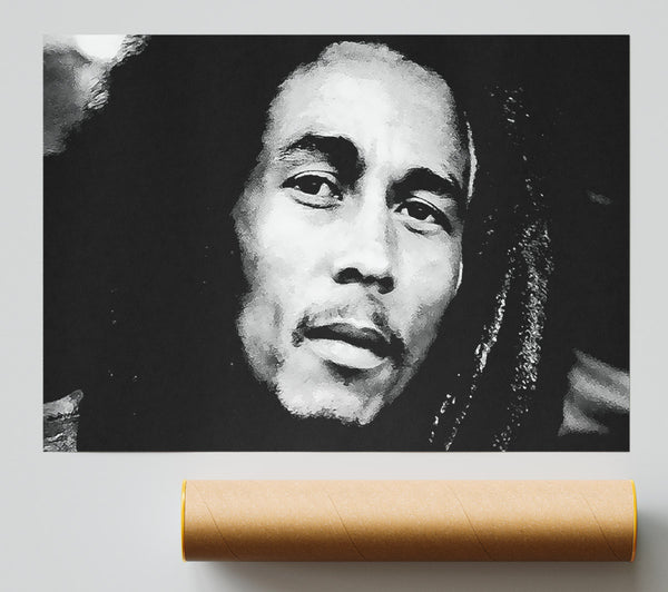Bob Marley Iron Lion Poster