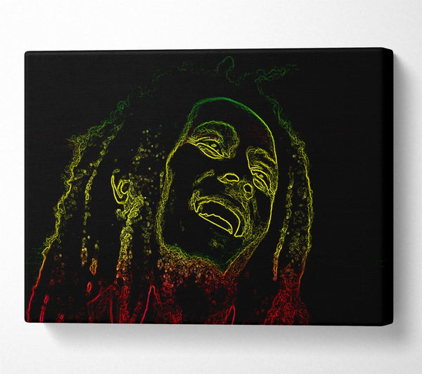  A Canvas Print of Bob Marley Canvas Print