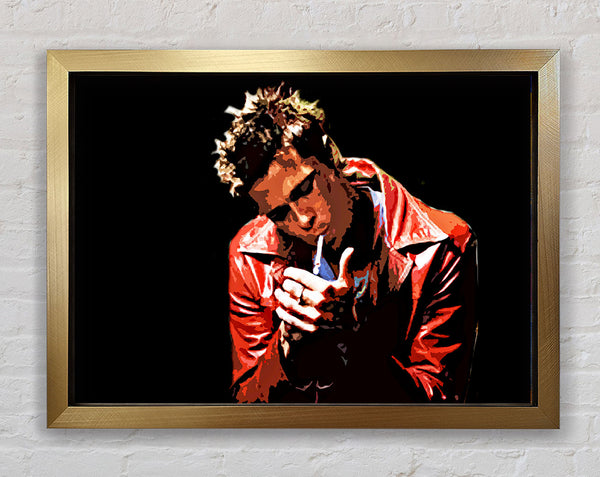 Brad Pitt Is Tyler Durden Framed Print