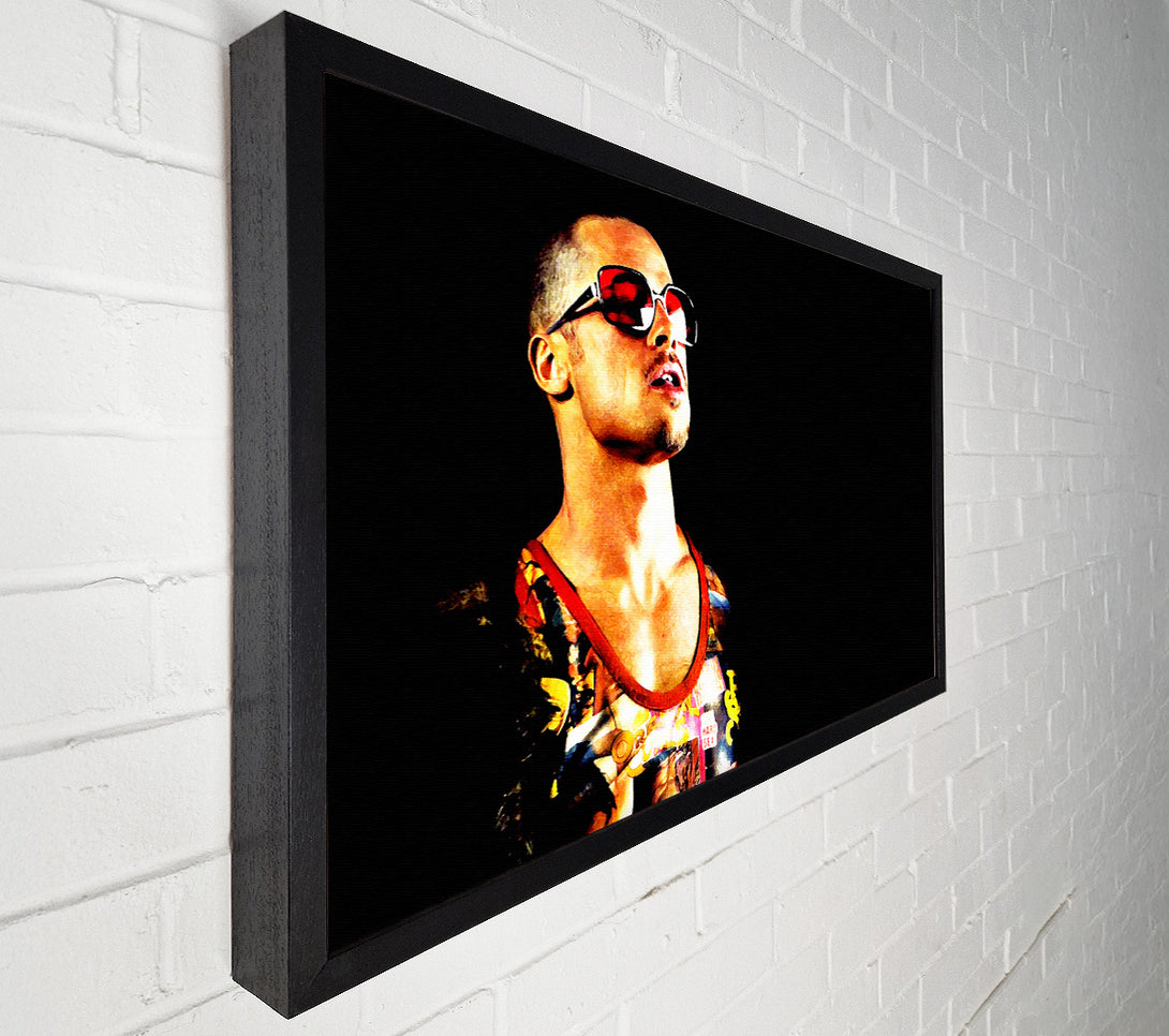  A Canvas Print of Brad Pitt Tyler Durden Fight Club Canvas Art