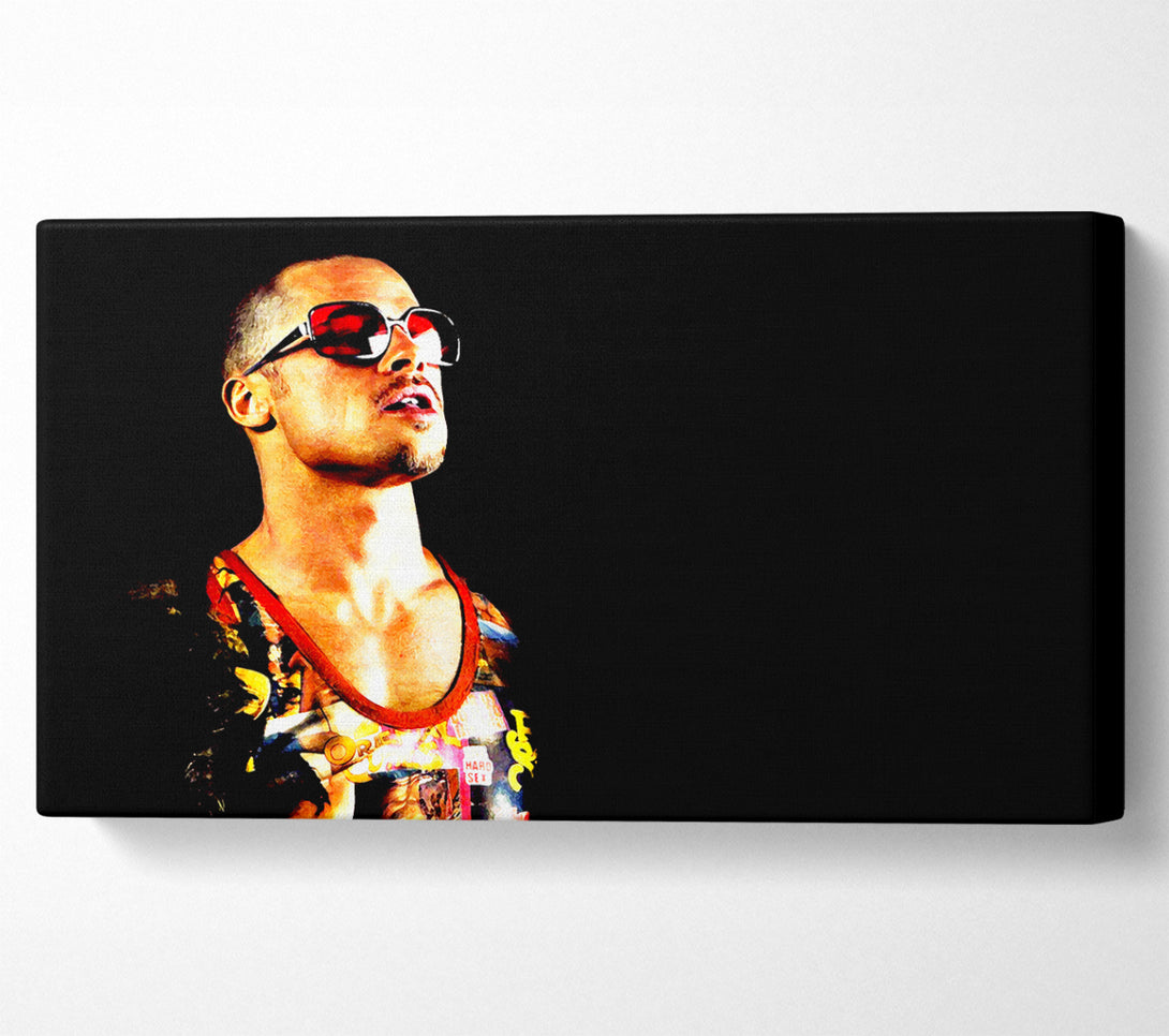  A Canvas Print of Brad Pitt Tyler Durden Fight Club Canvas Art