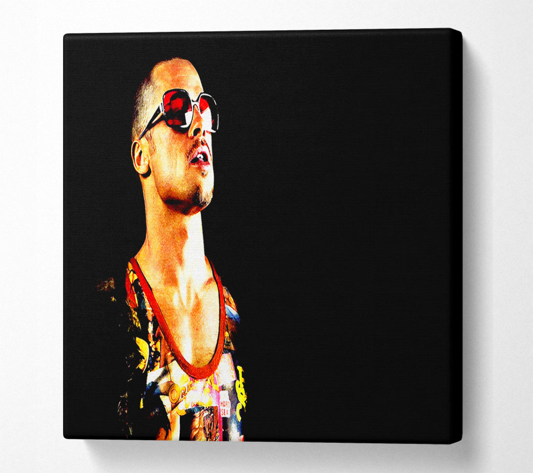 A Canvas Print of Brad Pitt Tyler Durden Fight Club Canvas Art