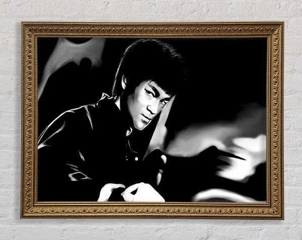 Bruce Lee Power Framed Print