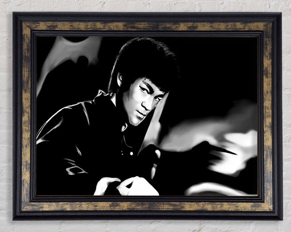 Bruce Lee Power Framed Print