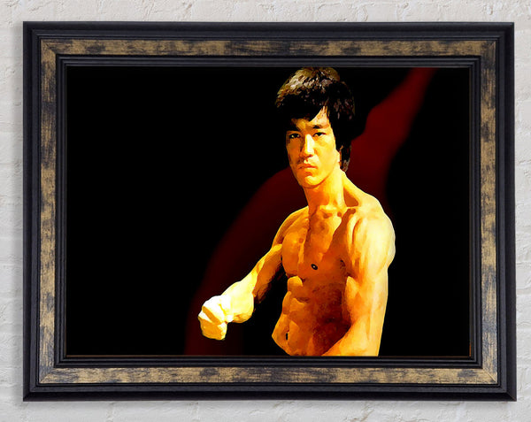 Bruce Lee Fist Of Fury Framed Print