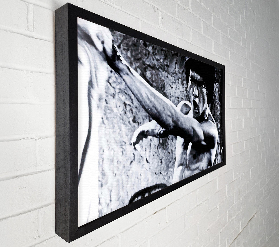  A Canvas Print of Bruce Lee Fist Of Power Canvas Print