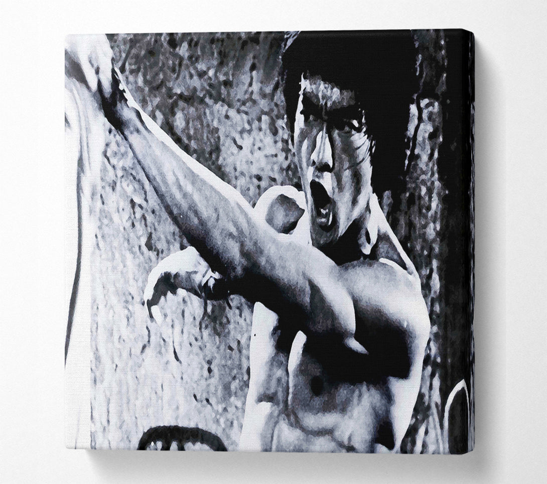  A Canvas Print of Bruce Lee Fist Of Power Canvas Print