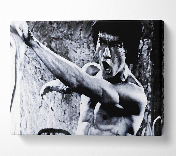  A Canvas Print of Bruce Lee Fist Of Power Canvas Print