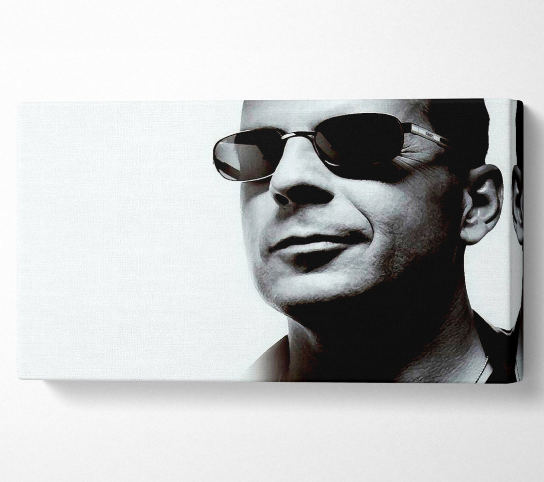  A Canvas Print of Bruce Willis Canvas Art