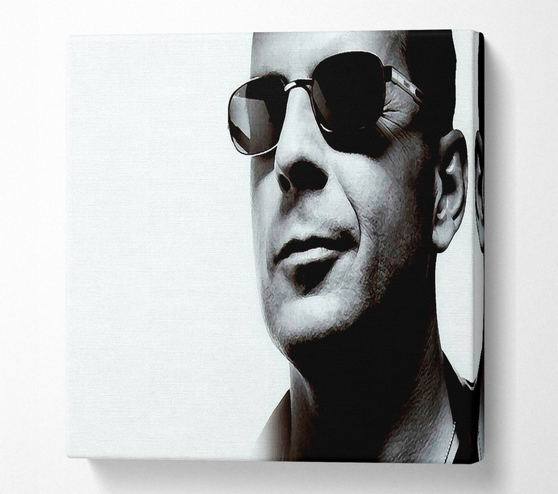  A Canvas Print of Bruce Willis Canvas Art