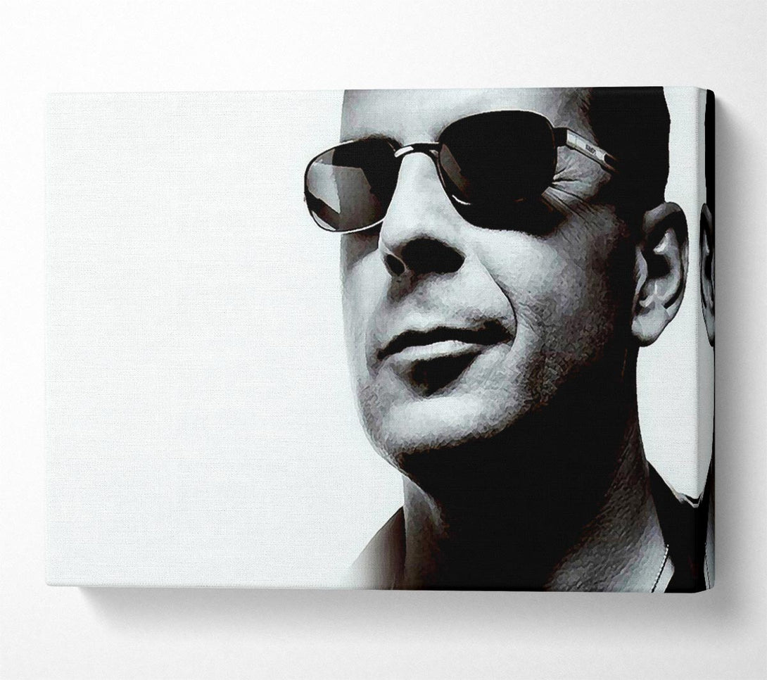  A Canvas Print of Bruce Willis Canvas Art